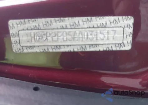 2010 Honda Accord 2.4 Ex-L from USA, damaged, VIN 1HGCP2F85AA031517